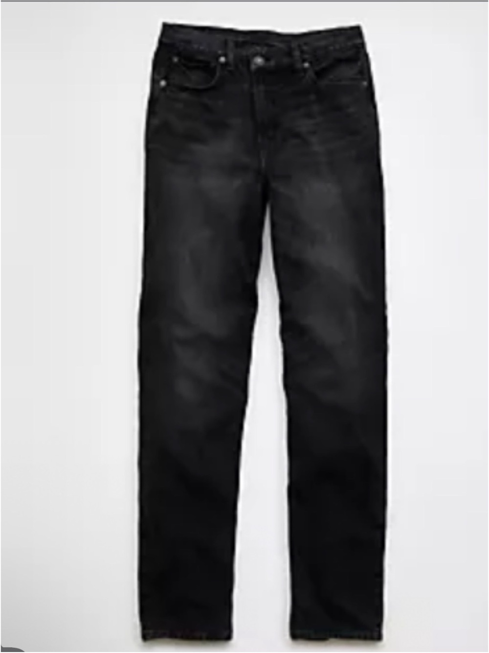 American Eagle Strigid Super High Waisted Crossover Baggy Straight Jean